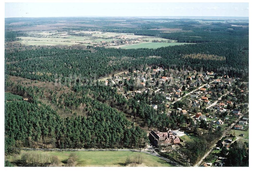 Strausberg / Brandenburg aus der Vogelperspektive: Hotel Lakeside in Strausberg