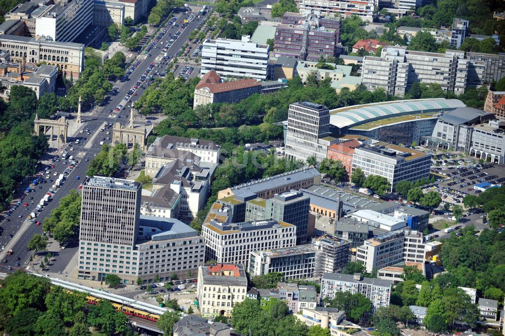 Luftaufnahme Berlin - Hotel Novotel in Berlin-Tiergarten