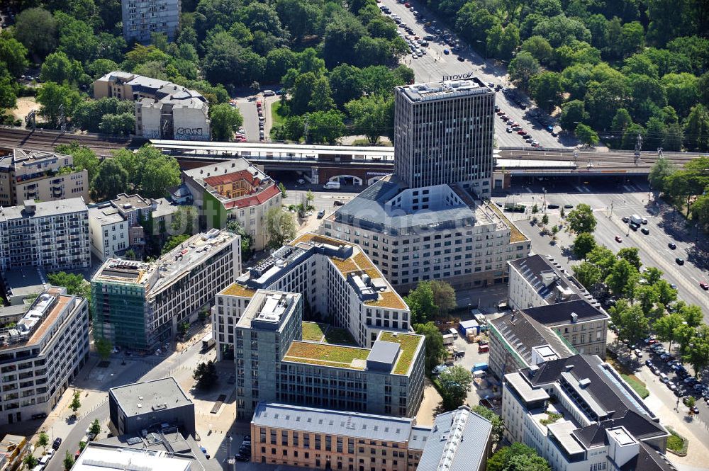 Berlin aus der Vogelperspektive: Hotel Novotel in Berlin-Tiergarten