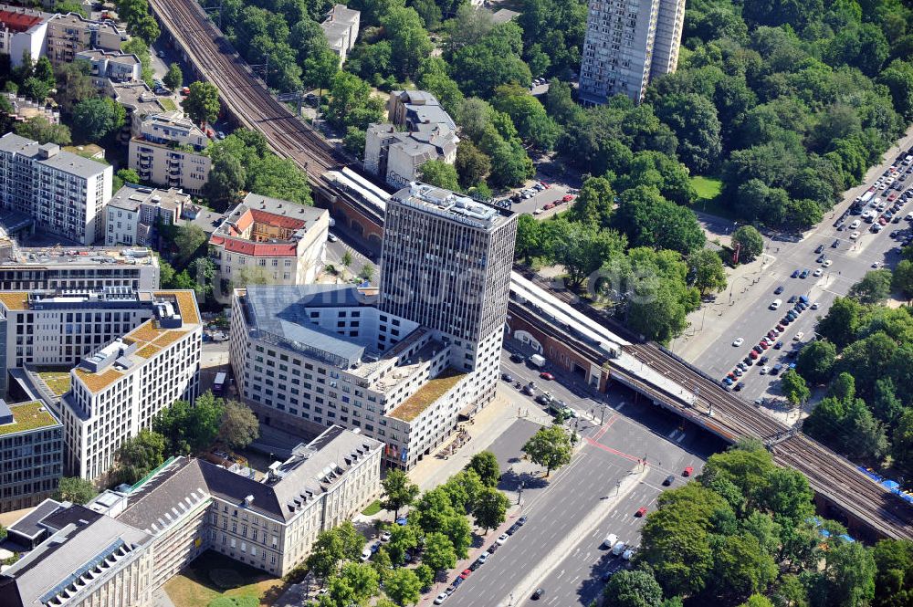 Luftaufnahme Berlin - Hotel Novotel in Berlin-Tiergarten