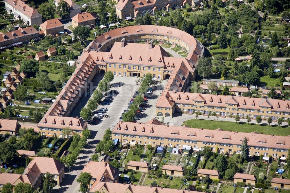 Piesteritz von oben - Hotel Piesteritzer Hof in Piesteritz im Bundesland Brandenburg