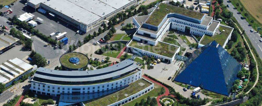 Luftbild Fürth - Hotel- Pyramide und EuromedClinic im bayerischen Fürth