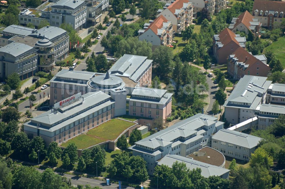 Magdeburg aus der Vogelperspektive: Hotel RAMADA in Magdeburg, Sachsen- Anhalt