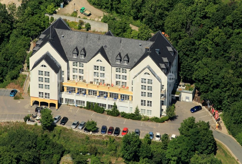 Bad Frankenhausen/Kyffhäuser von oben - Hotel Residenz in Bad Frankenhausen am Kyffhäuser im Bundesland Thüringen