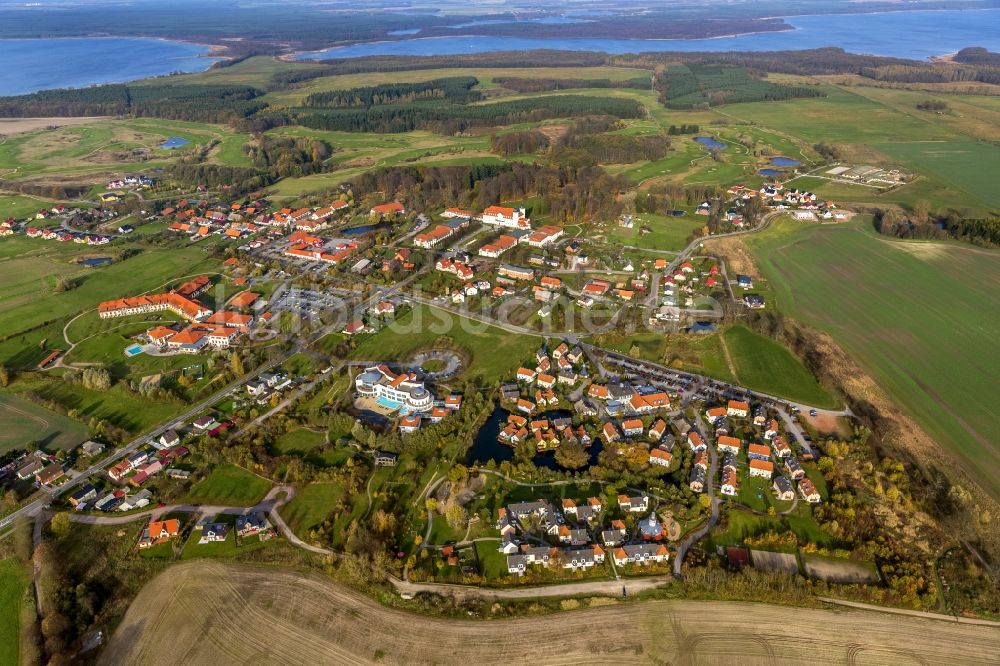 Göhren-Lebbin aus der Vogelperspektive: Hotel Schloss Fleesensee in Göhren-Lebbin im Bundesland Mecklenburg-Vorpommern