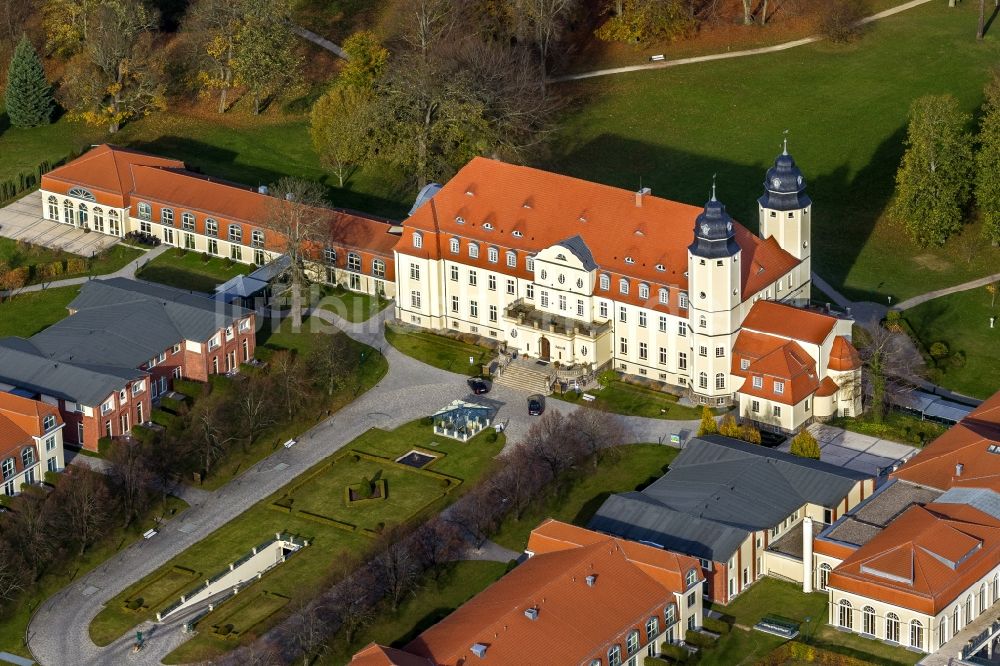 Göhren-Lebbin von oben - Hotel Schloss Fleesensee in Göhren-Lebbin im Bundesland Mecklenburg-Vorpommern