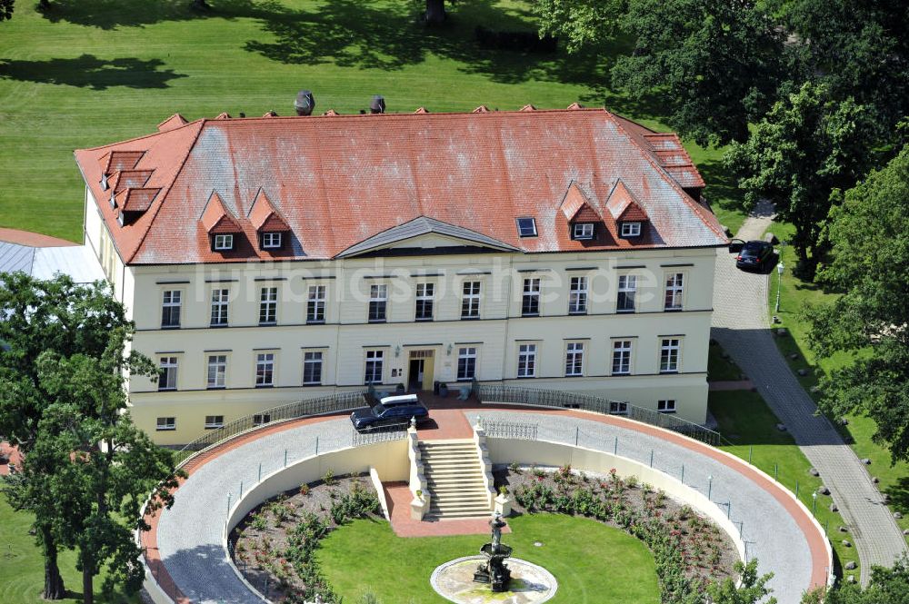 Luftbild Teschow - Hotel Schloss Teschow in Teschow, Mecklenburg-Vorpommern