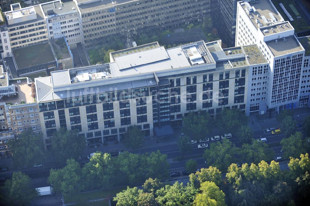 Berlin von oben - Hotel Schweizer Hof in Berlin-Charlottenburg