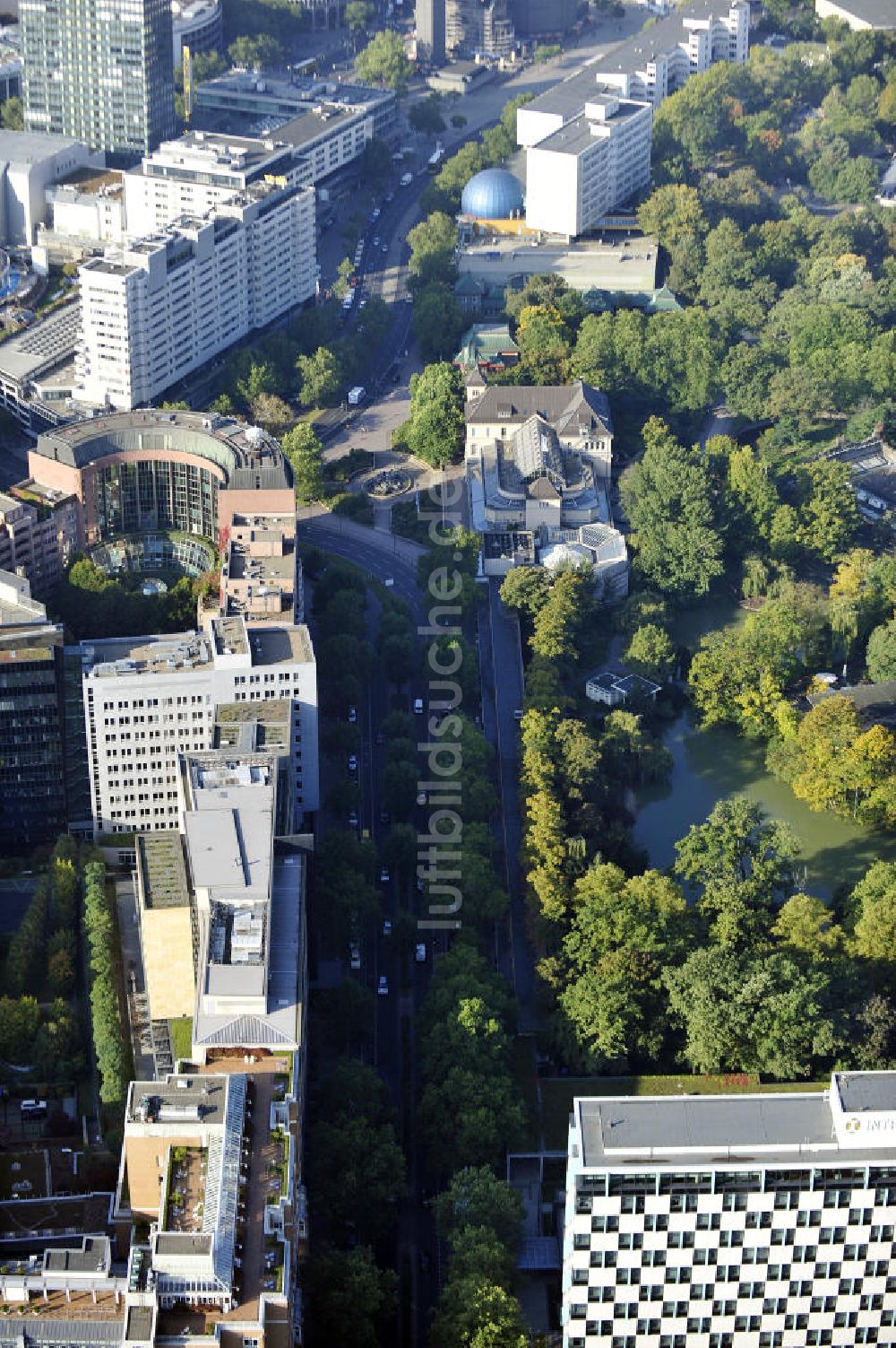 Luftaufnahme Berlin - Hotel Schweizer Hof in Berlin-Charlottenburg