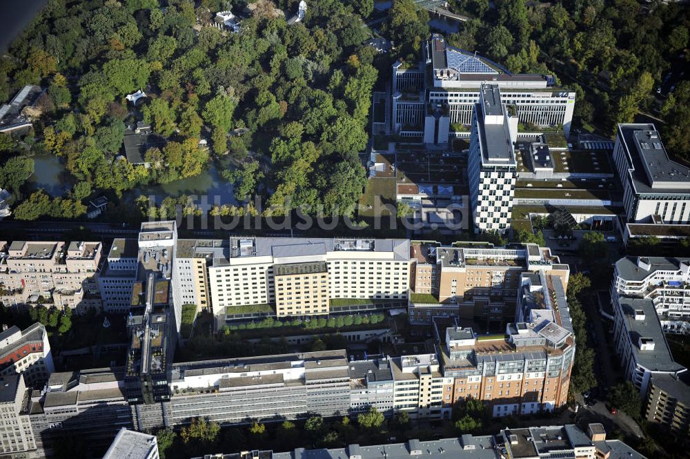 Luftbild Berlin - Hotel Schweizer Hof in Berlin-Charlottenburg