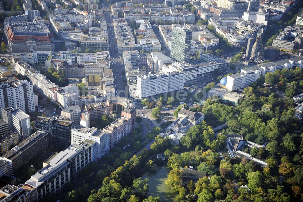 Luftbild Berlin - Hotel Schweizer Hof in Berlin-Charlottenburg