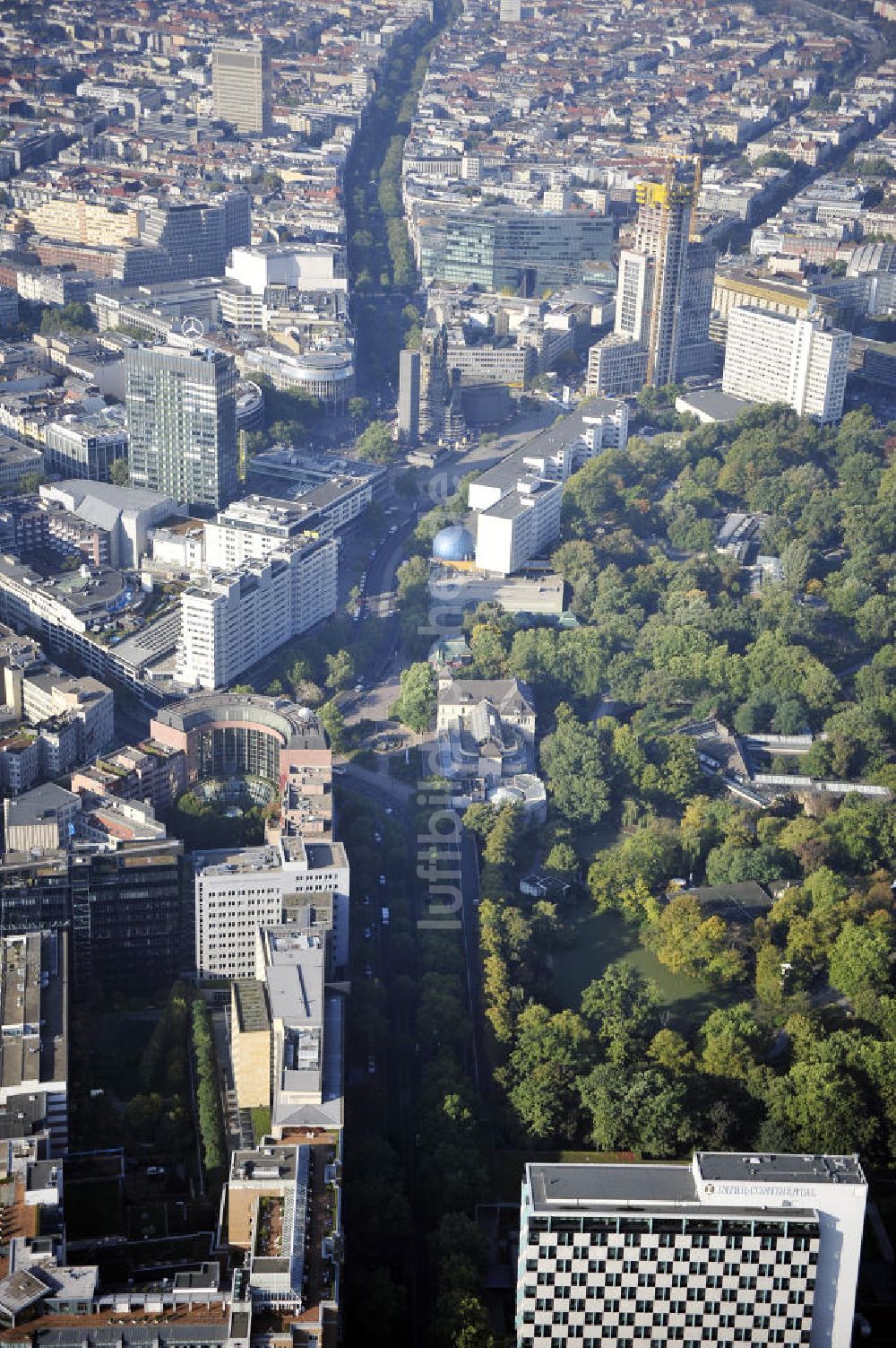 Berlin aus der Vogelperspektive: Hotel Schweizer Hof in Berlin-Charlottenburg