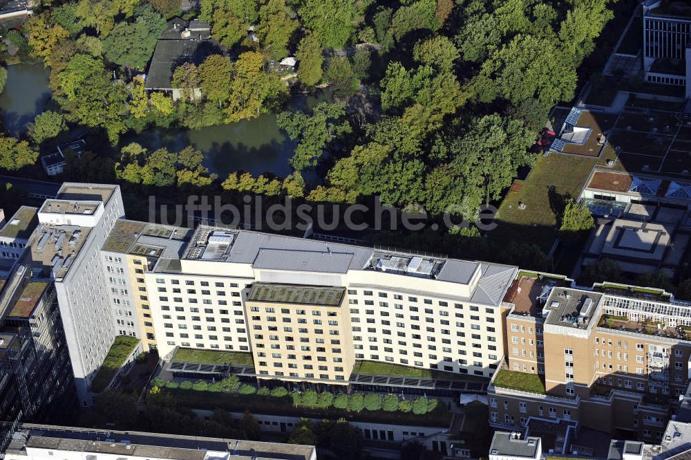 Luftaufnahme Berlin - Hotel Schweizer Hof in Berlin-Charlottenburg