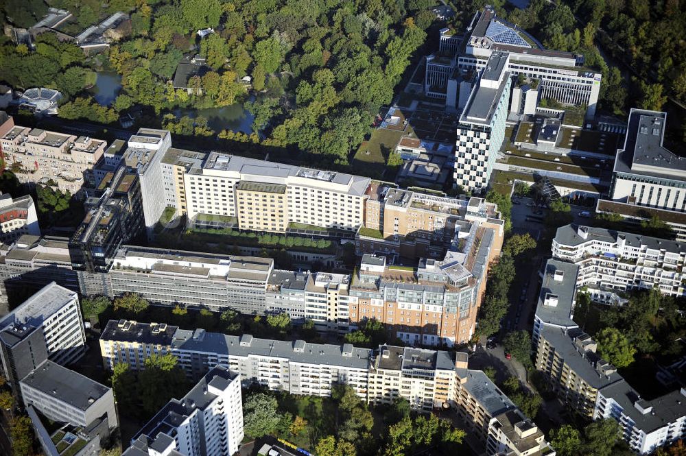 Luftbild Berlin - Hotel Schweizer Hof in Berlin-Charlottenburg