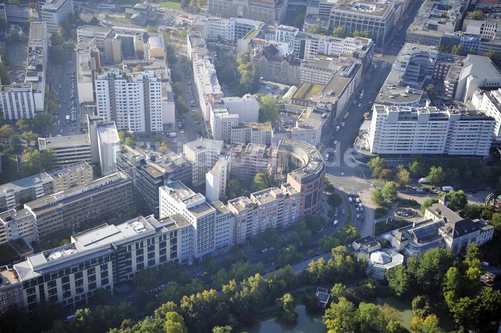 Berlin von oben - Hotel Schweizer Hof in Berlin-Charlottenburg