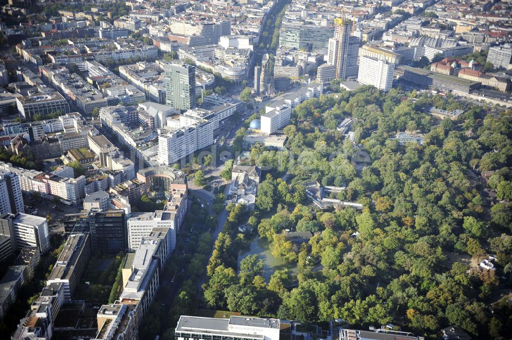 Berlin aus der Vogelperspektive: Hotel Schweizer Hof in Berlin-Charlottenburg