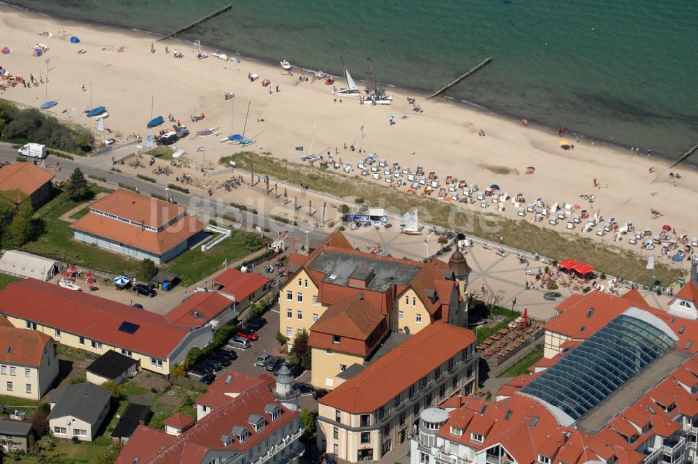 Kühlungsborn aus der Vogelperspektive: Hotel Schweriner Hof in Kühlungsborn