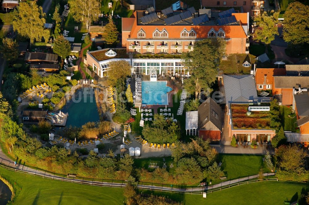 Luftbild Datteln - Hotel mit Schwimmbad in Datteln im Bundesland Nordrhein-Westfalen