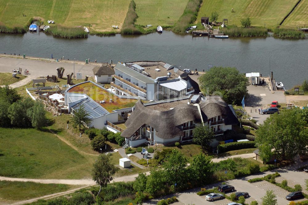 Luftbild Baabe - Hotel Solthus am See auf der Insel Rügen im Ostseebad Baabe