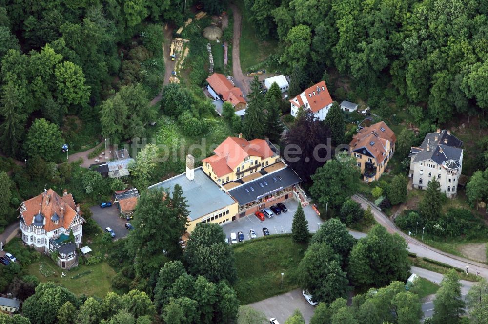 Luftbild Eisenach - Hotel Sophienaue im Mariental von Eisenach im Bundesland Thüringen