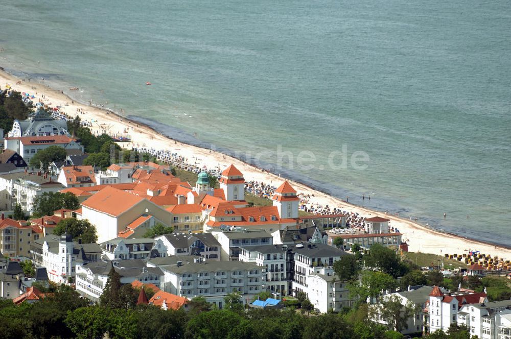 Binz aus der Vogelperspektive: Hotel Travel Charme Kurhaus Binz