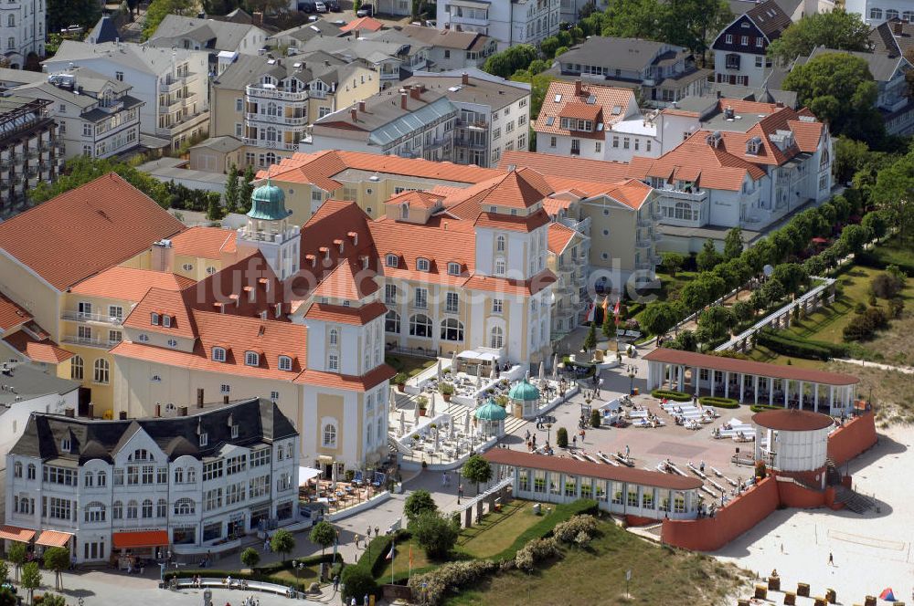 Binz aus der Vogelperspektive: Hotel Travel Charme Kurhaus Binz