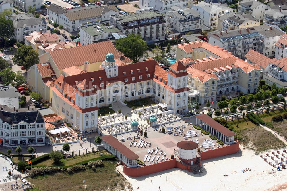 Binz aus der Vogelperspektive: Hotel Travel Charme Kurhaus Binz