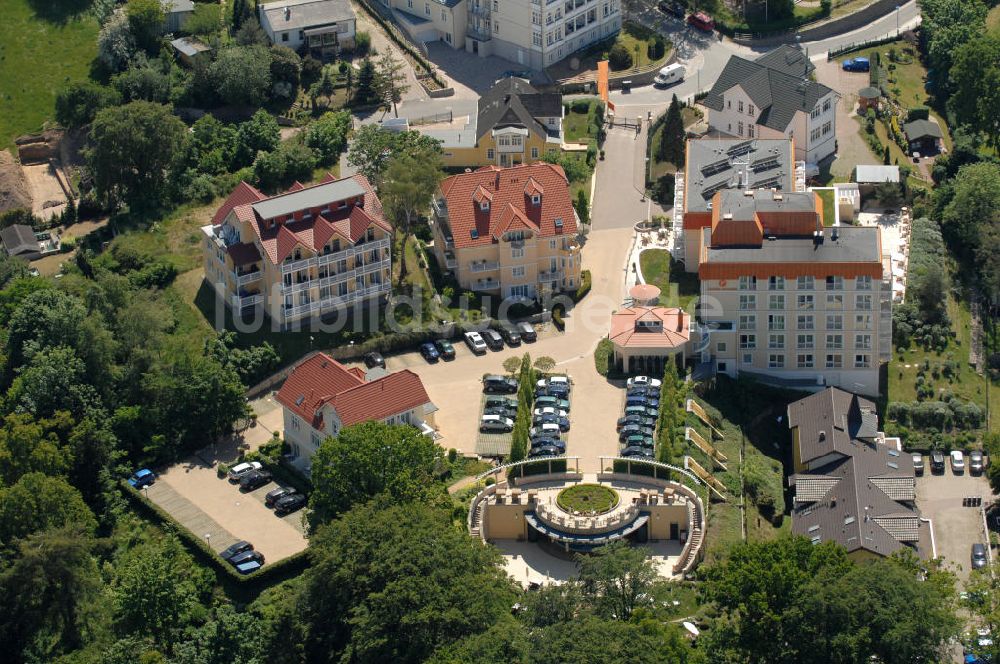 Luftaufnahme Goehren - Hotel Travel Charme Nordperd & Villen / Mansion Göhren, Rügen