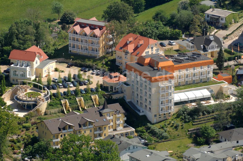 Goehren von oben - Hotel Travel Charme Nordperd & Villen / Mansion Göhren, Rügen