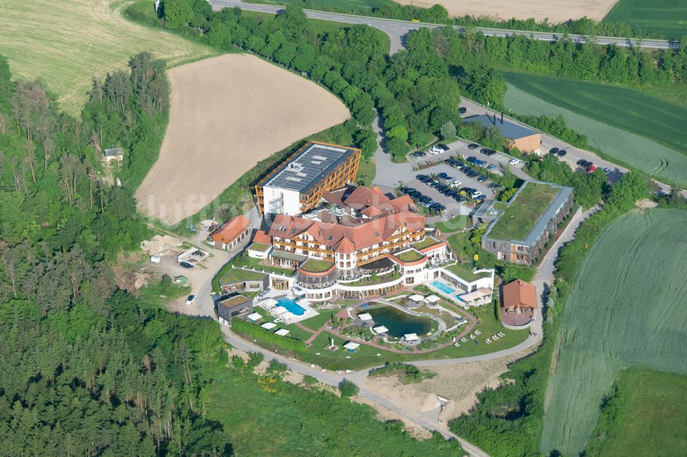 Luftbild Neunburg vorm Wald - Hotelanlage Der Birkenhof in Neunburg vorm Wald im Bundesland Bayern, Deutschland