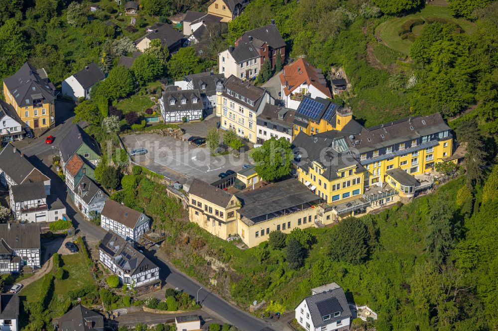 Volmarstein aus der Vogelperspektive: Hotelanlage Burghotel Volmarstein in Volmarstein im Bundesland Nordrhein-Westfalen, Deutschland