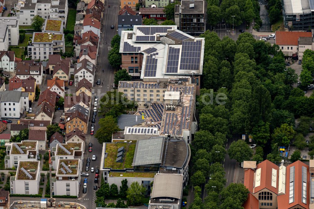 Reutlingen aus der Vogelperspektive: Hotelanlage City Hotel Fortuna Reutlingen in Reutlingen im Bundesland Baden-Württemberg, Deutschland