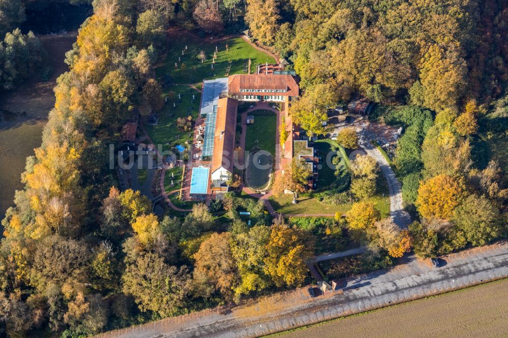 Luftaufnahme Hamm - Hotelanlage Gut Sternholz in Hamm im Bundesland Nordrhein-Westfalen, Deutschland