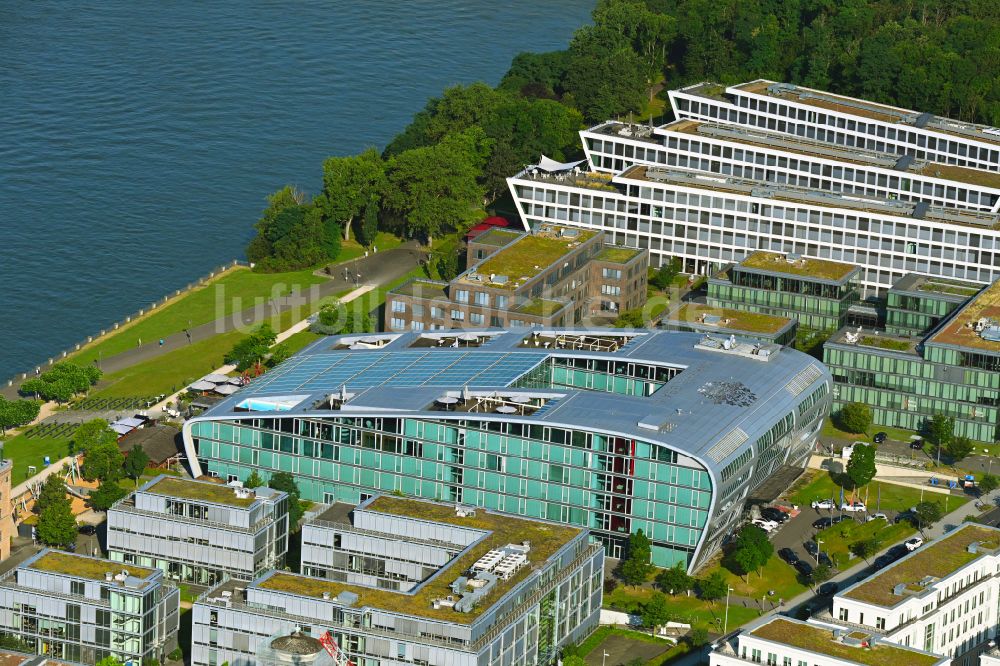 Luftaufnahme Bonn - Hotelanlage Kameha Grand Bonn in Bonn im Bundesland Nordrhein-Westfalen, Deutschland