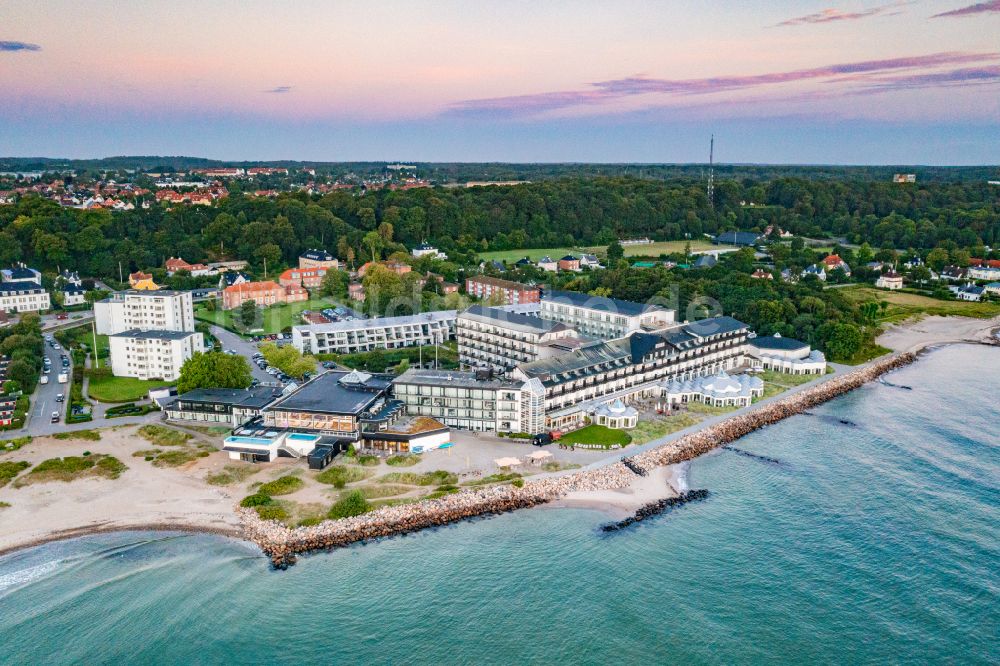 Luftbild Helsingör - Hotelanlage Marienlyst Strandhotel in Helsingör in , Dänemark