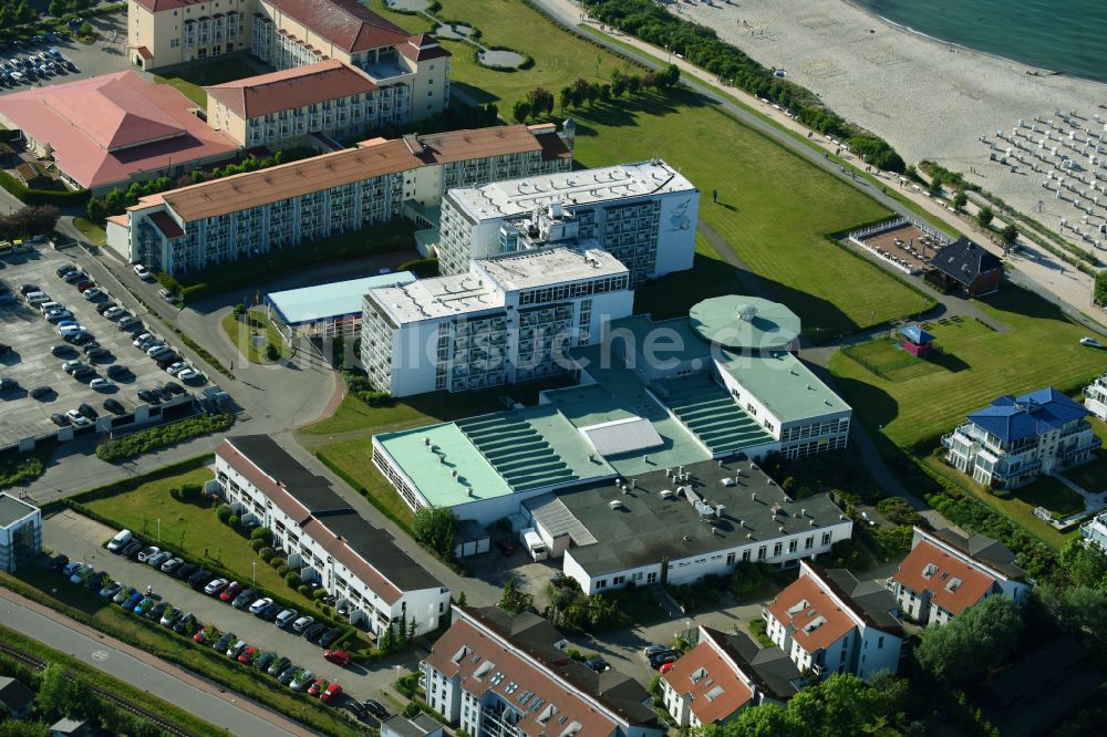 Luftbild Ostseebad Kühlungsborn - Hotelanlage Morada Strandhotel Ostseebad Kühlungsborn in Ostseebad Kühlungsborn im Bundesland Mecklenburg-Vorpommern, Deutschland