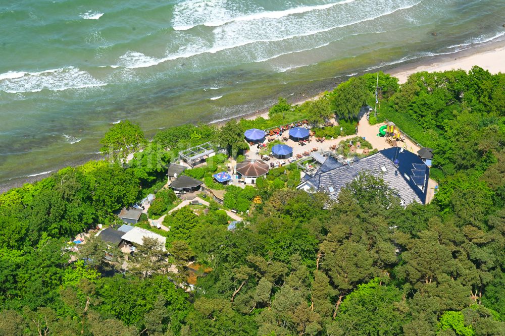 Luftbild Diedrichshagen - Hotelanlage am Ostsee- Strand in Diedrichshagen im Bundesland Mecklenburg-Vorpommern, Deutschland