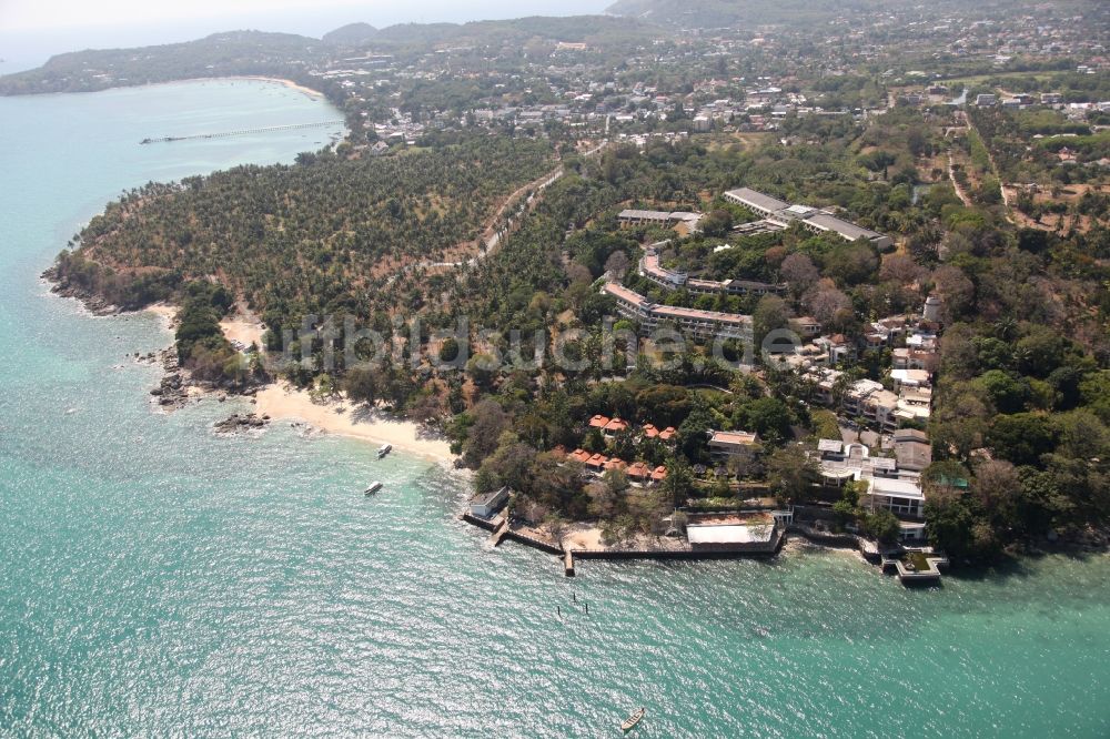 Rawai aus der Vogelperspektive: Hotelanlage in Rawai auf der Insel Phuket in Thailand