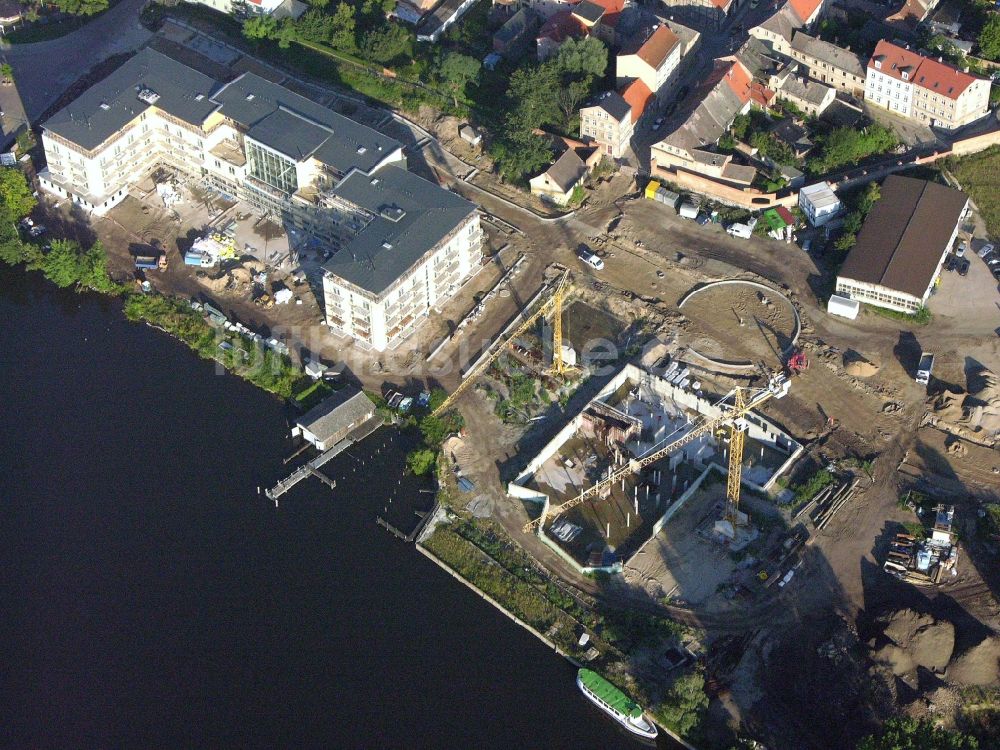 Luftbild Neuruppin - Hotelanlage Resort Mark Brandenburg in Neuruppin im Bundesland Brandenburg, Deutschland