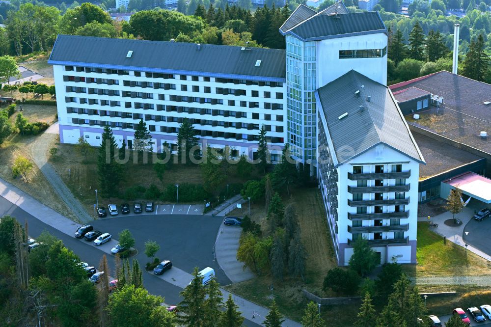 Suhl aus der Vogelperspektive: Hotelanlage Ringberghotel in Suhl im Bundesland Thüringen, Deutschland