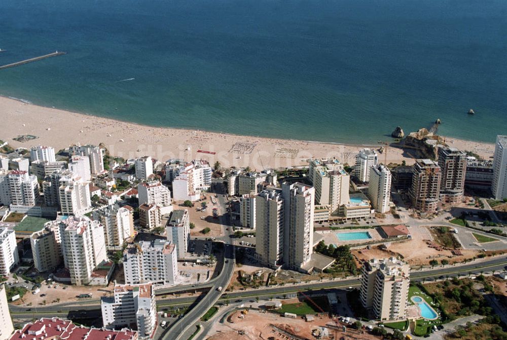 Luftbild Praia da Rocha - Hotelkomplex in Praia da Rocha an der Algarve in Portugal