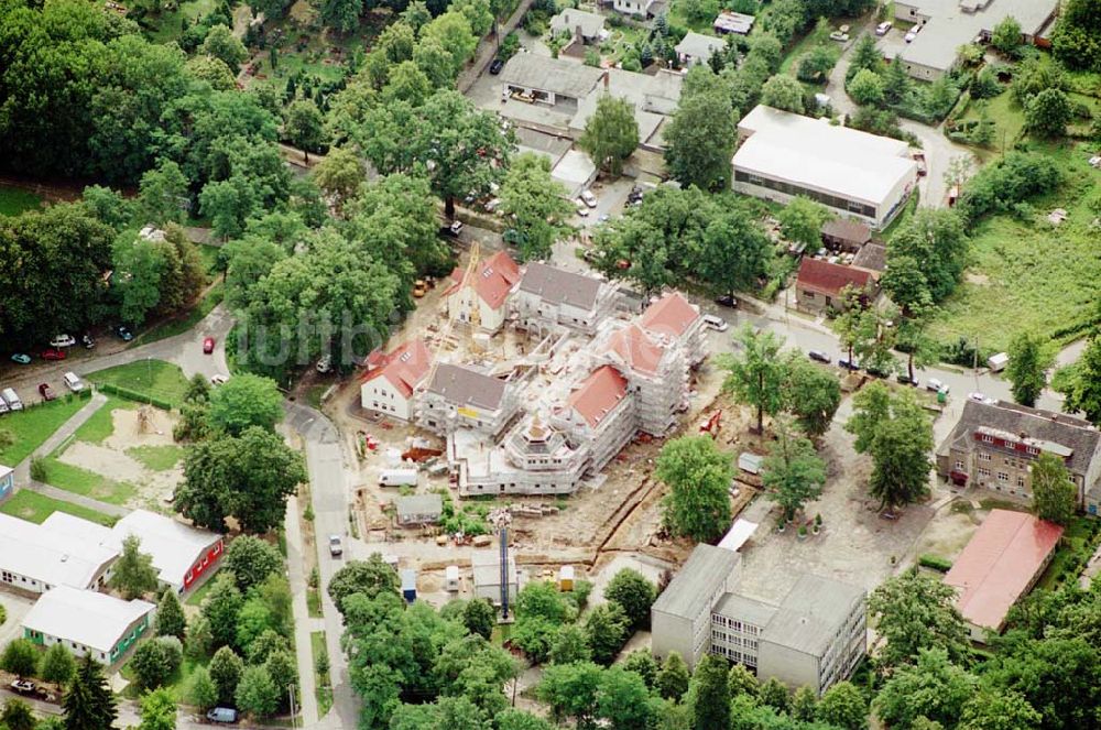 Neuenhagen / Brandenburg aus der Vogelperspektive: Hotelneubau Neuenhagen