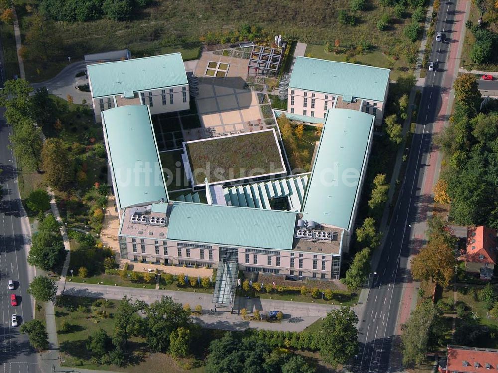 Potsdam von oben - Hotelneubau in der Pappelallee