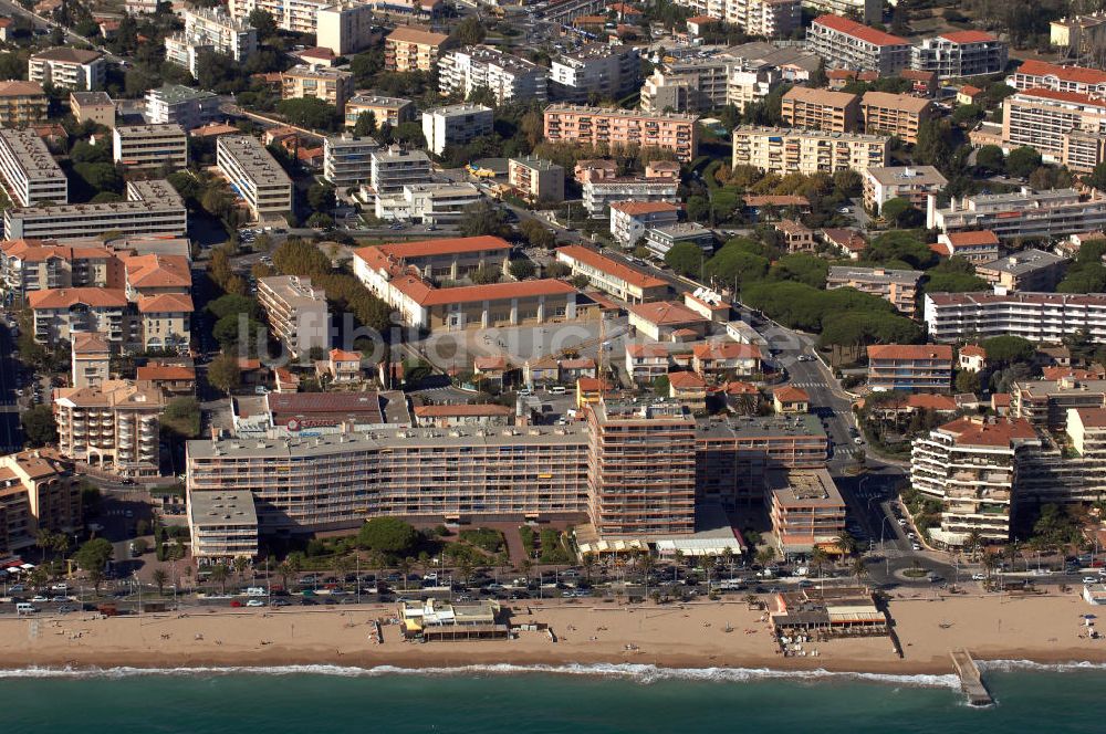 Fréjus aus der Vogelperspektive: Hotels am Strand von Fréjus an der Cote d'Azur in Frankreich