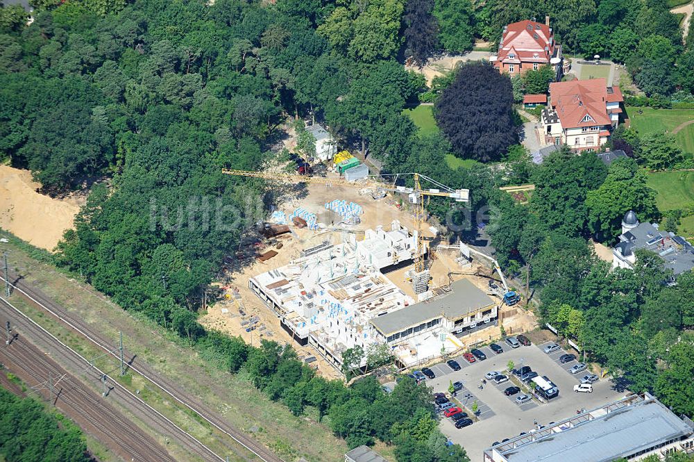 Potsdam aus der Vogelperspektive: HPI ERWEITERUNG - Erweiterungsbau des Hasso-Plattner-Instituts in Potsdam