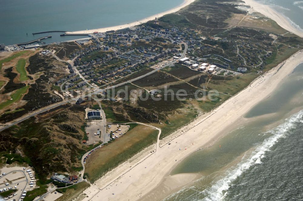 Hörnum auf Sylt aus der Vogelperspektive: Hörnum auf Sylt