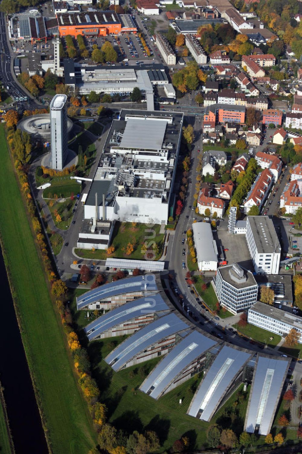 Luftaufnahme Offenburg - Hubert Burda Media