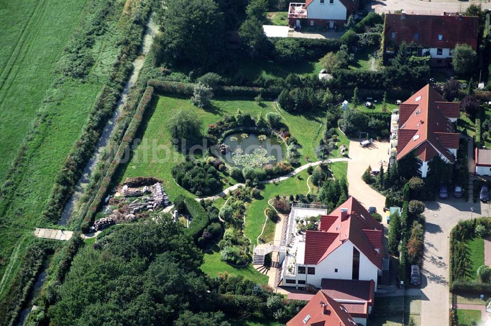 Graal-Müritz von oben - Häuser in der Wohnsiedlung Koppenheide der HAWO KG in Graal-Müritz