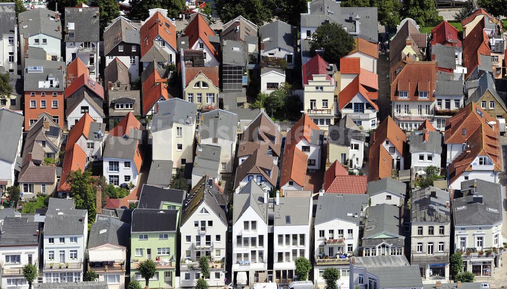 Luftbild Rostock - Warnemünde - Häusermeer in Rostock, Mecklenburg-Vorpommern