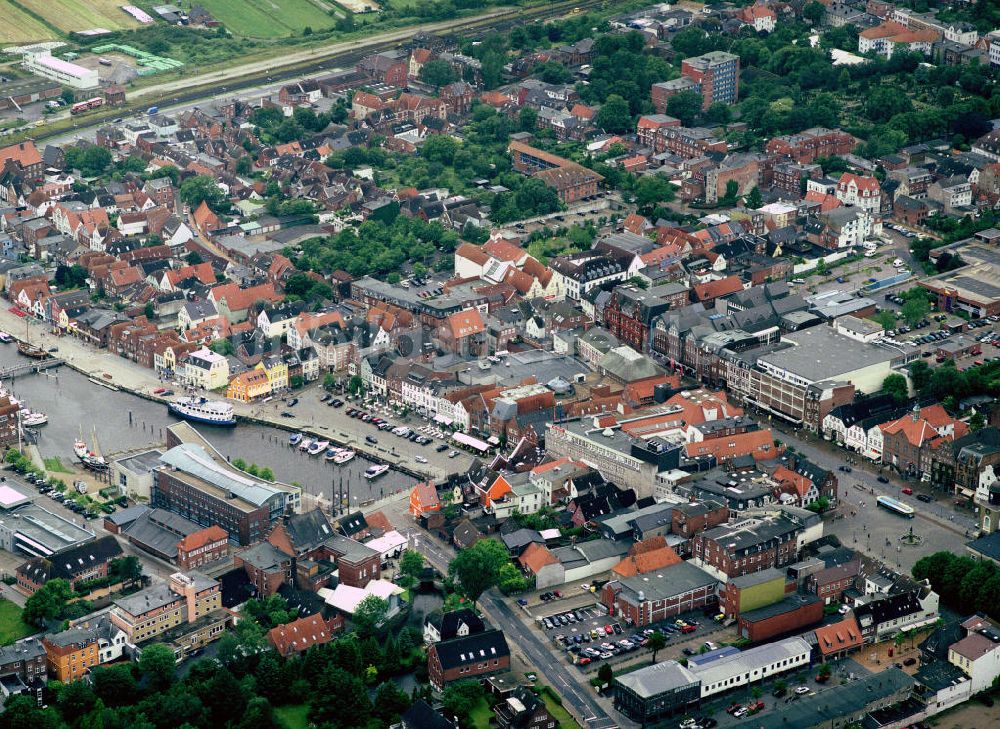 Luftbild HUSUM - Husumer Stadtzentrum